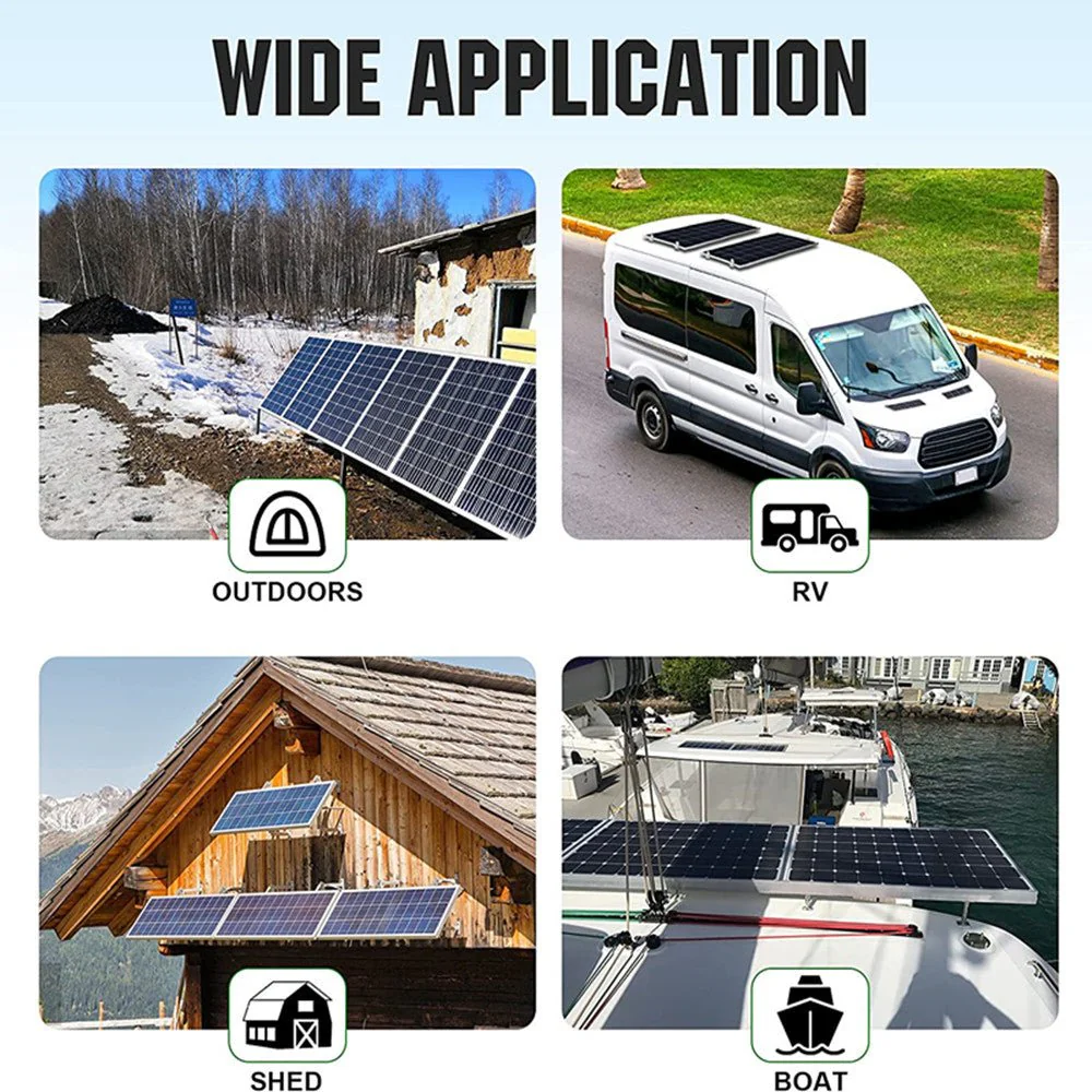 400W 12V (4x100W) Complete MPPT Off Grid Solar Kit - Image 11
