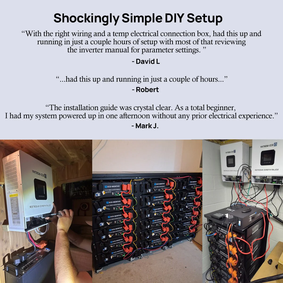 Off Grid Home Power Bundle | 5kW Inverter with 48V 100AH Server Rack Battery | 20.48kWh - Image 8