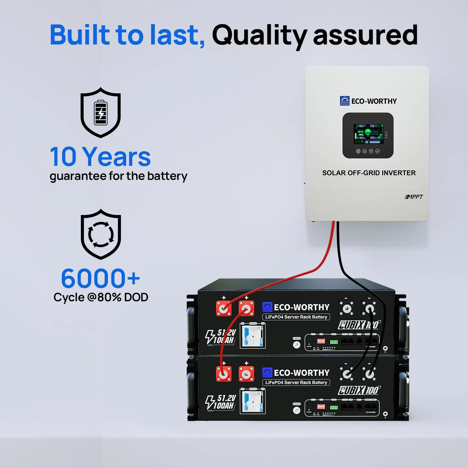 Off Grid Home Power Bundle | 5kW Inverter with 48V 100AH Server Rack Battery - Image 10