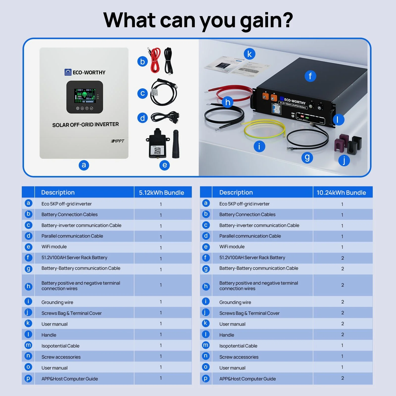Off Grid Home Power Bundle | 5kW Inverter with 48V 100AH Server Rack Battery - Image 12