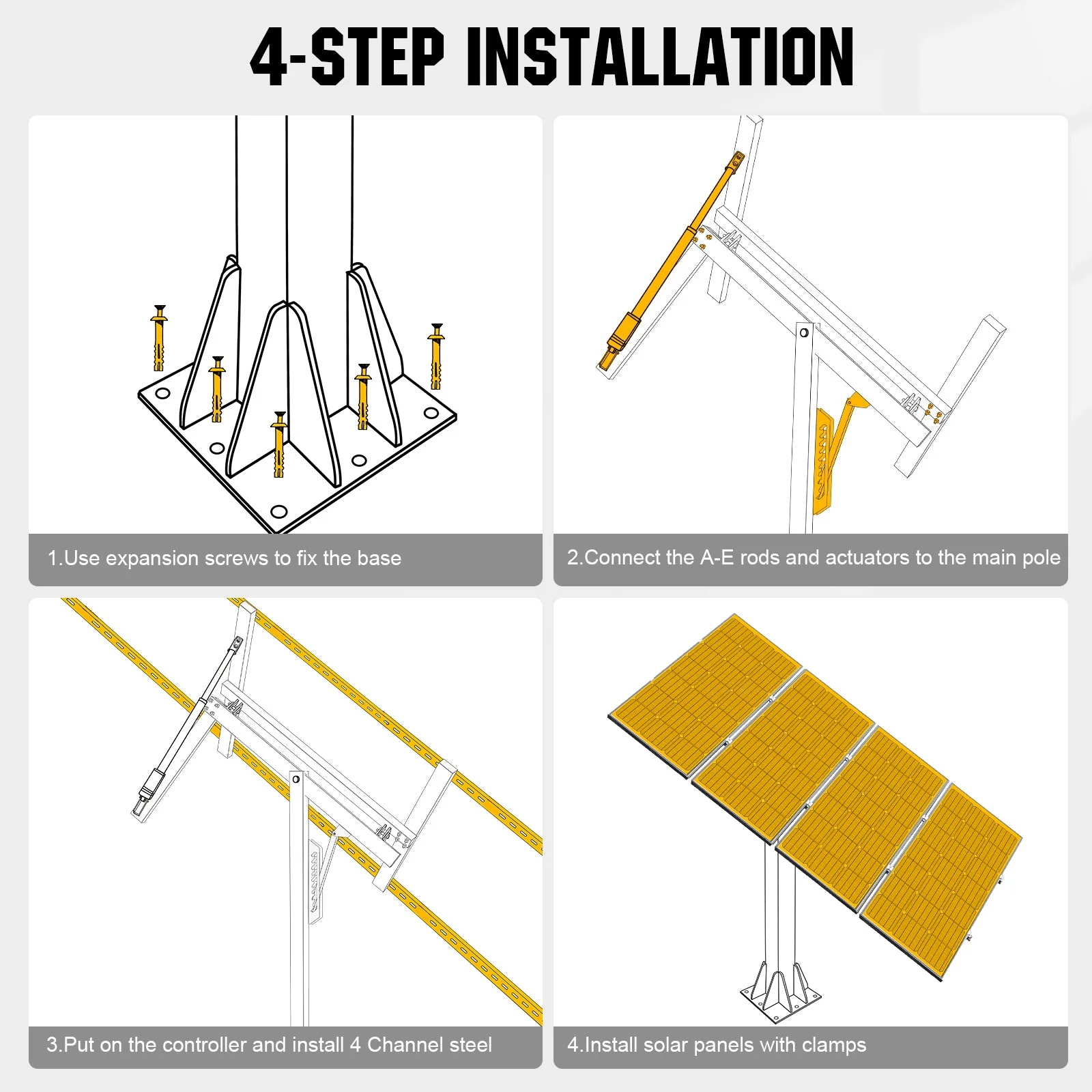 Single Axis Solar Tracker System - Image 8